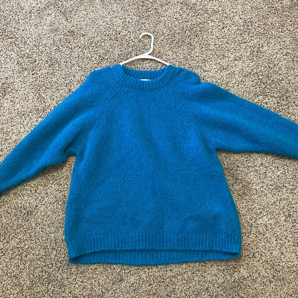 Sandro oversized beautiful blue sweater